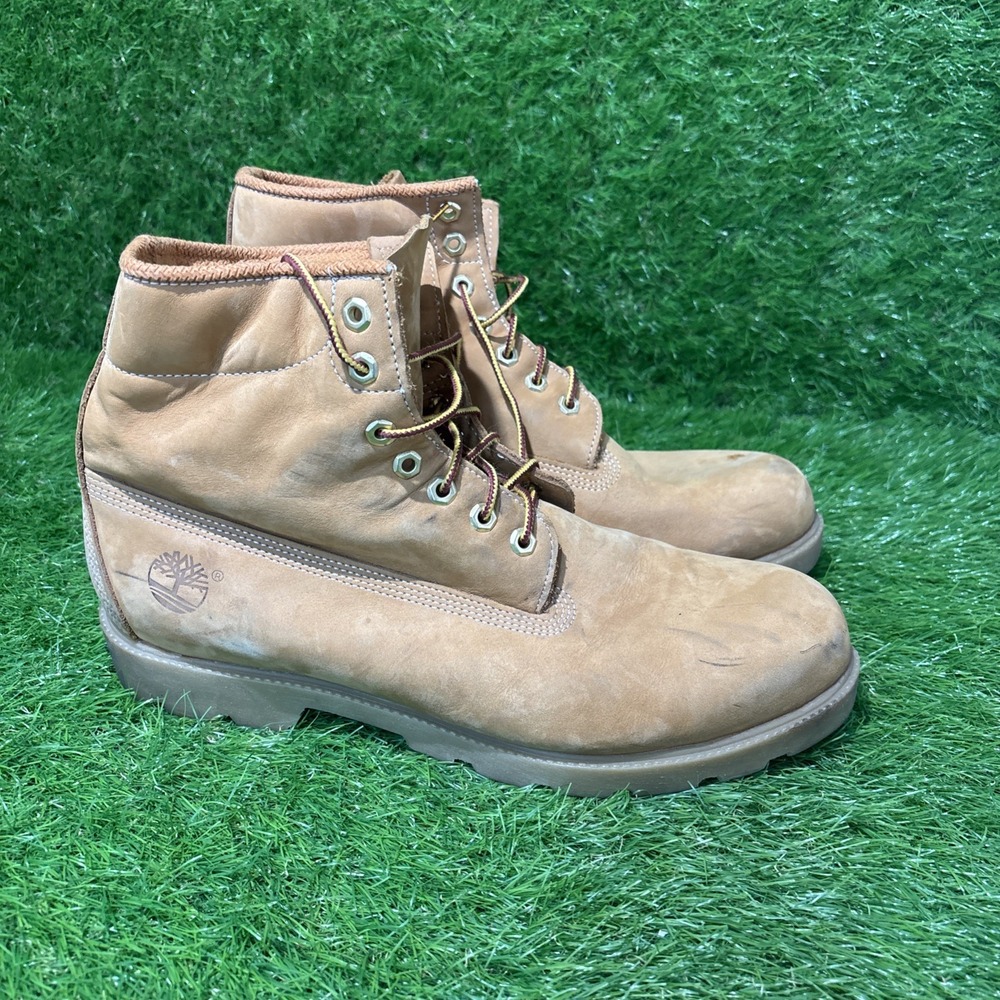 Timberland 8 inch Basic Wheat Waterproof‎ Construction Boot  #10066 Size 13 W
